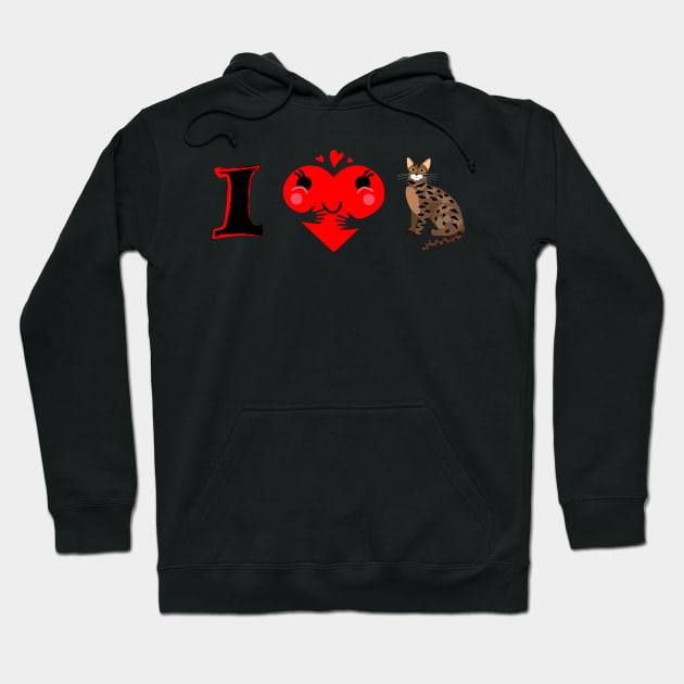 I heart My little Tiger Hoodie by Pet & Nature Lovers